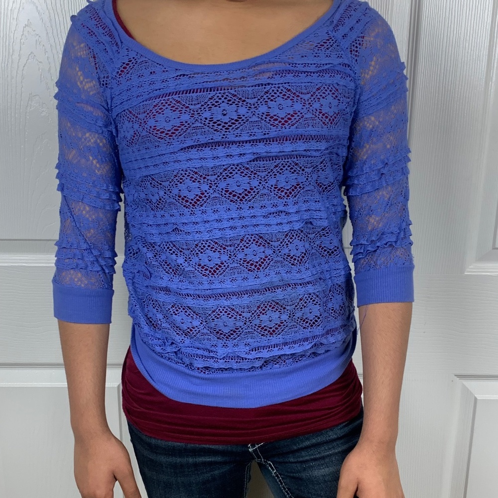 Netted Purple Top